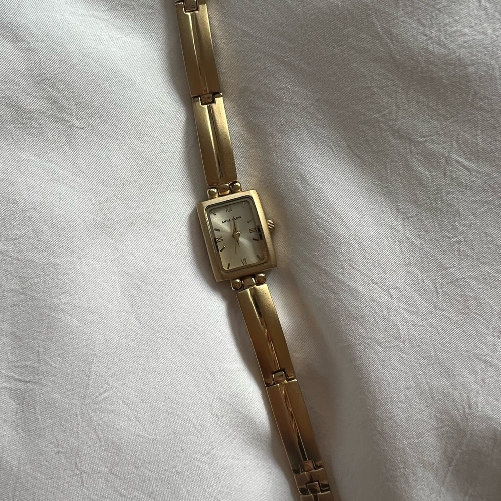 Anne Klein gold watch